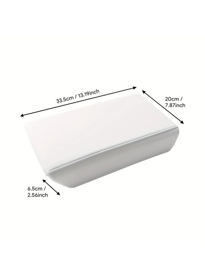 Tesla Model Y 3 2025 Highland Juniper Armrest Cover ABS Protector Black White Line - Image 2